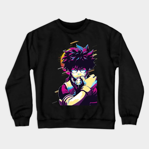 Izuku Midoriya Crewneck Sweatshirt by ANIMEPEDIA